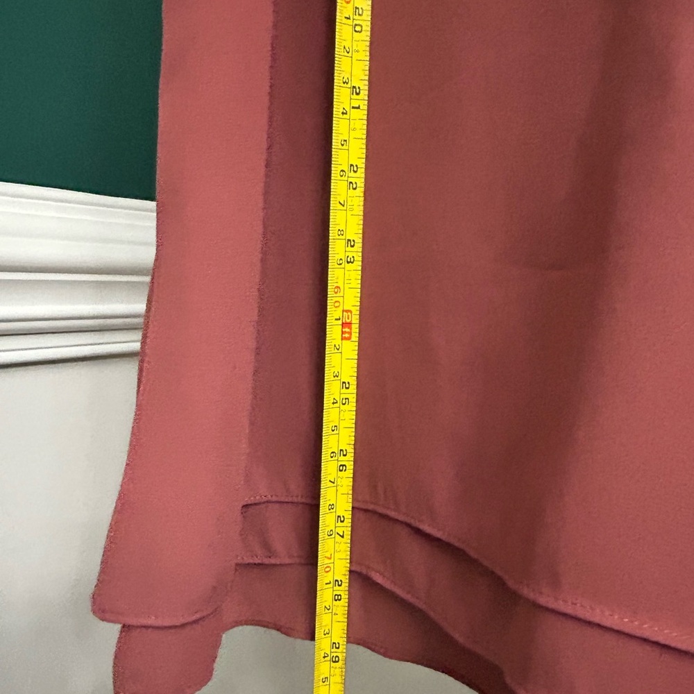 White House Black Market, size Small, pink silky camisole top. - Picture 9 of 11